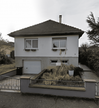 Maison avant la rénovation thermique par l'extérieur