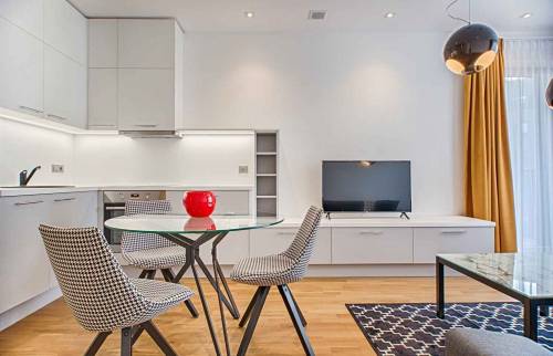 Cuisine ouverte dans un appartement du nouvel Eco Quartier Paris 17