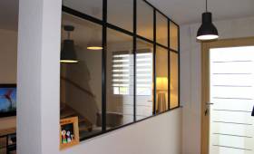 Pose d'une verrière style artiste