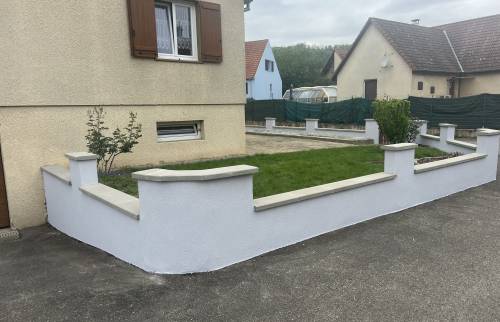Rénovation d'un muret à Avolsheim
