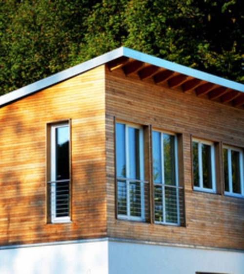 surélévation bois proche du Landreau