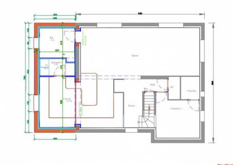 Plan de l'extension (Andrieu 14250)