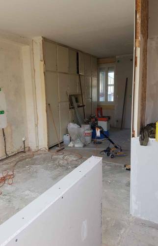 pendant les travaux de rénovation amiens