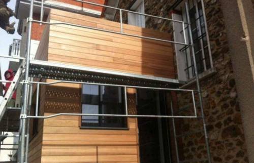 Agrandissement de maison et bardage bois en Seine et marne 