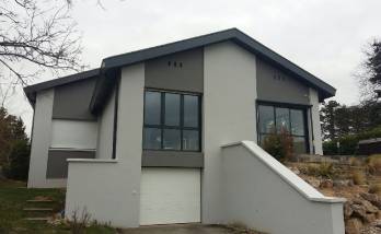 Saint Didier au Mont d'Or : Rénovation de la façade d'une villa contemporaine