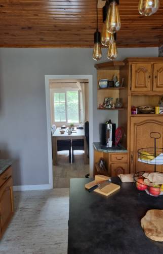 Vue intérieur de la cuisine - Future position des verrières