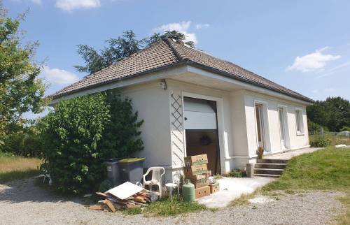 Arrière de la maison avant rénovation Vitré