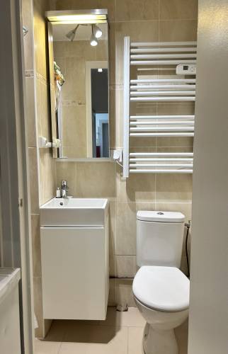 salle d'eau avant renovation studio étudiant