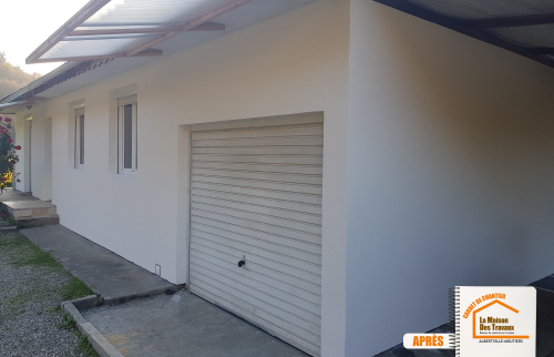 travaux rénovation énergétique, La Maison des Travaux Albertville Moûtiers, projet isolation Grignon