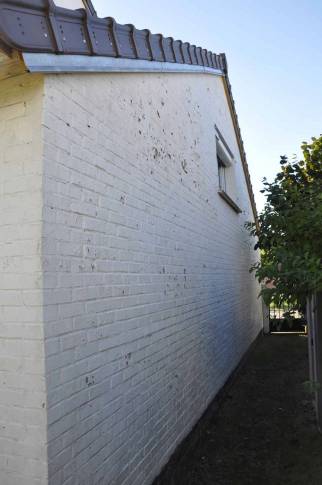 Mur de maison avant travaux de ravalement de façade - Combs-la-Ville 77380