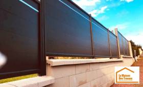 Réalisation d'une clôture en Aluminium - 50870 Tirepied-sur-Sée