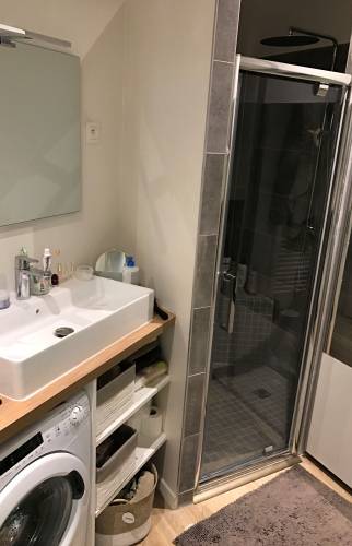 renovation agencement complete studio paris 75017 salle de bain