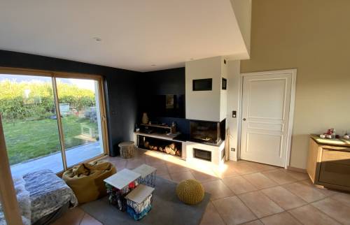 Création de cheminée Rénovation salon Fresne-sur-Loire 49123