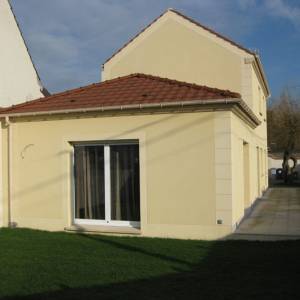 Construction d'une maison traditionnelle de 120m², Val d'Oise - Arrière de la maison