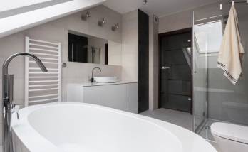 Créationd 'une salle de bain sous combles