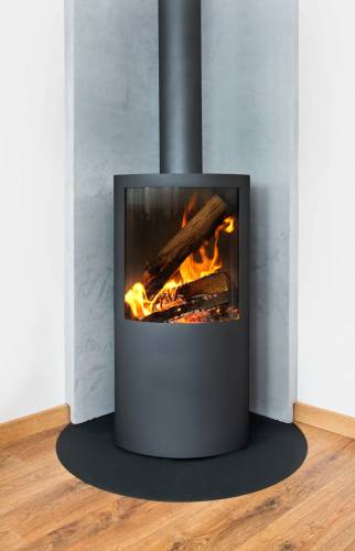 raccordement poêle à bûches dans pavillon de plain-pied sur Cergy -95)