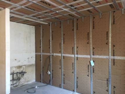 Isolation thermique des murs intérieurs en rénovation énergétique d'appartement - Nantes 44