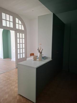 Transformation et division d'un appartement en 1 T2 et 1 T3 destinés à la location, Lyon (69009)