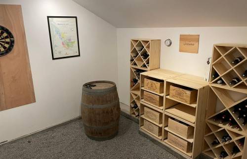 cave à vin après travaux 