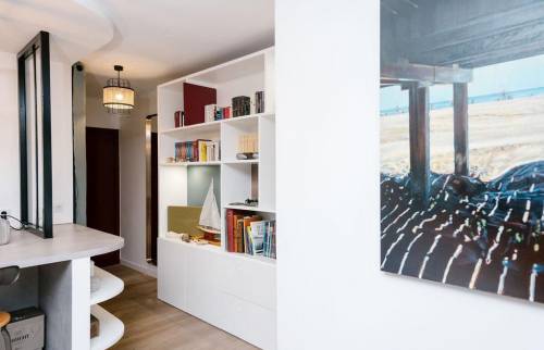 renovation complete appartement courbevoie 92400 creation bibliotheque