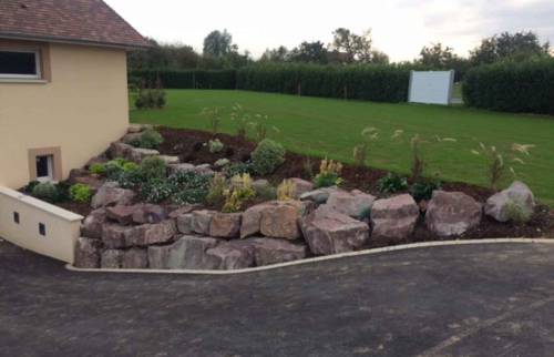 Aménagement de l'extérieur d'une maison à Deauville