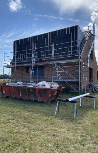 Création de chevêtres et modification de charpente 