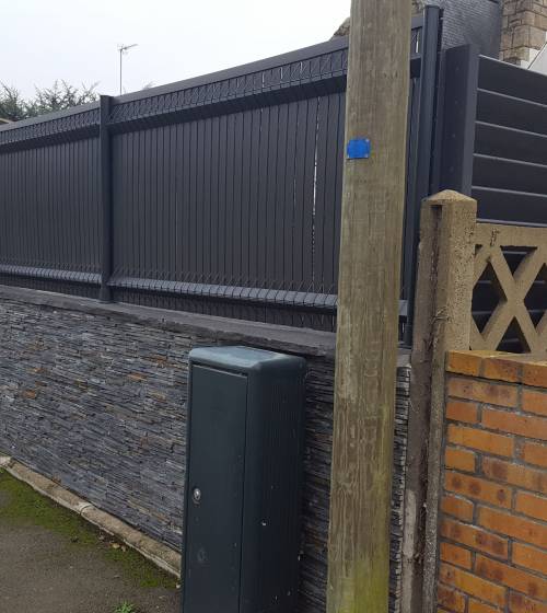 Installation de clôture en aluminium thermolaqué - Roubaix 59100