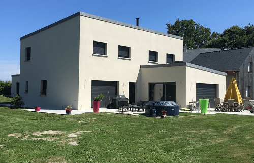 Construction d’une maison moderne