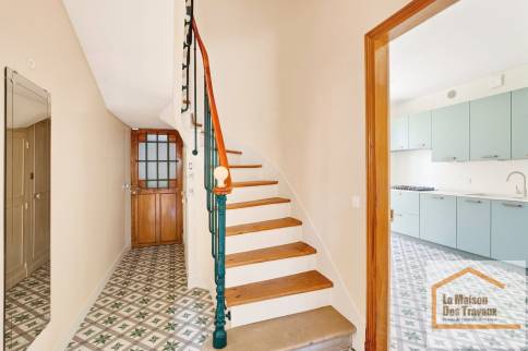 Rénovation d’une cage d’escalier à Colombes (quartier de l’Agent Sarre)