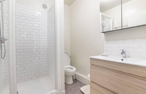 La salle de bain rénovée