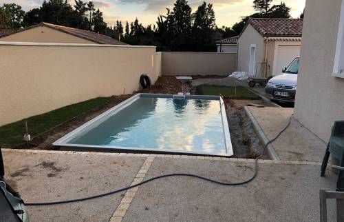 Construction d’une piscine près de Valence