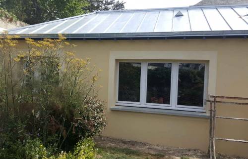 Réalisation d'une extension (aspect extérieur) à Saint-Malo