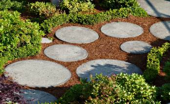 allée de jardin saint renan photo d'illustration