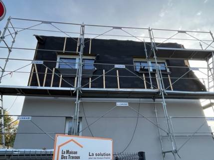 Construction d'une surélévation de maison - Nantes 44