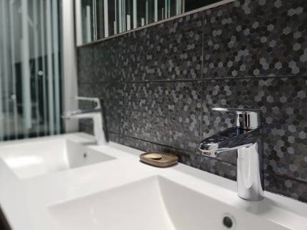 Crédence originale salle de bain Libourne