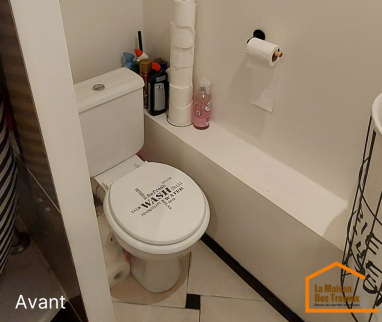Wc sur pied avant travaux