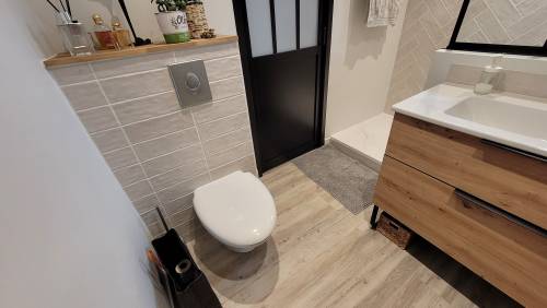 La salle de bain après travaux