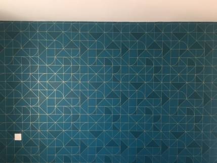 Papier-peint dans une chambre - Nantes 44