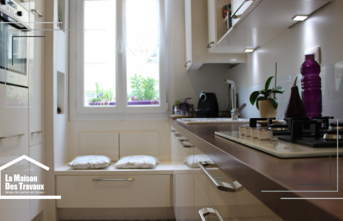 Transformation d'une Cuisine Étroite près de Magnanville : Maximisez l'Espace avec Élégance