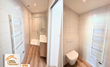 rénovation garage en logement, plus-value maison Albertville, cloisonnement garage studio, création dépendance maison, studio clé en main Savoie