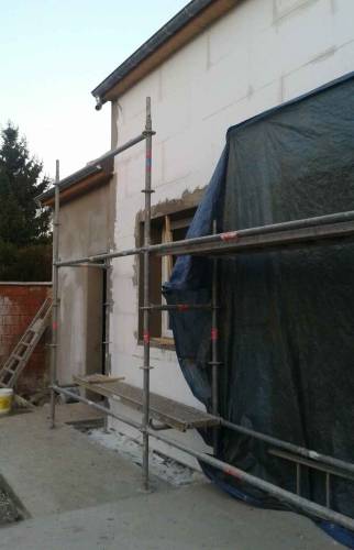 Isolation par l'extérieur d'une maison individuelle