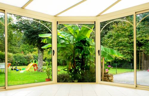 Véranda avec vue sur Jardin 