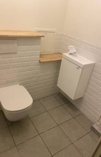 WC suspendus Carrelage metro La maison des Travaux Rouen 2