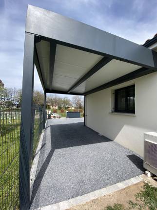 Installation de carport en acier - Montauban 82000