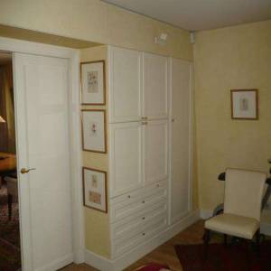 Aménagement intérieur bureau d'appoint - Chambre avec création d'un placard sur-mesure