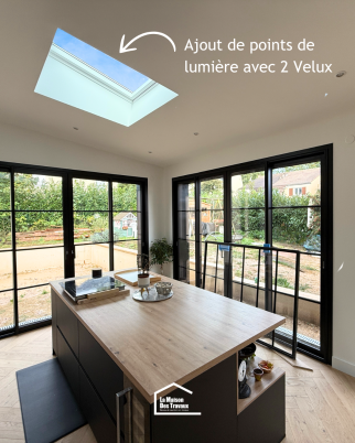 Ajouts de points de lumière avec deux velux (Crosne 91560)
