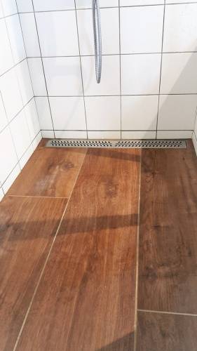 Douche à l'Italienne avec Caniveau Lyon Décines