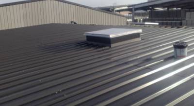 Toiture en bac acier