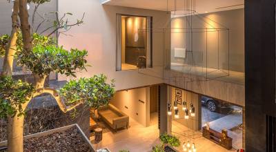 Design biophilique pour cet hôtel normand