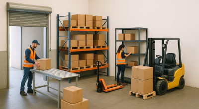 Aménagement pour un Entrepôt